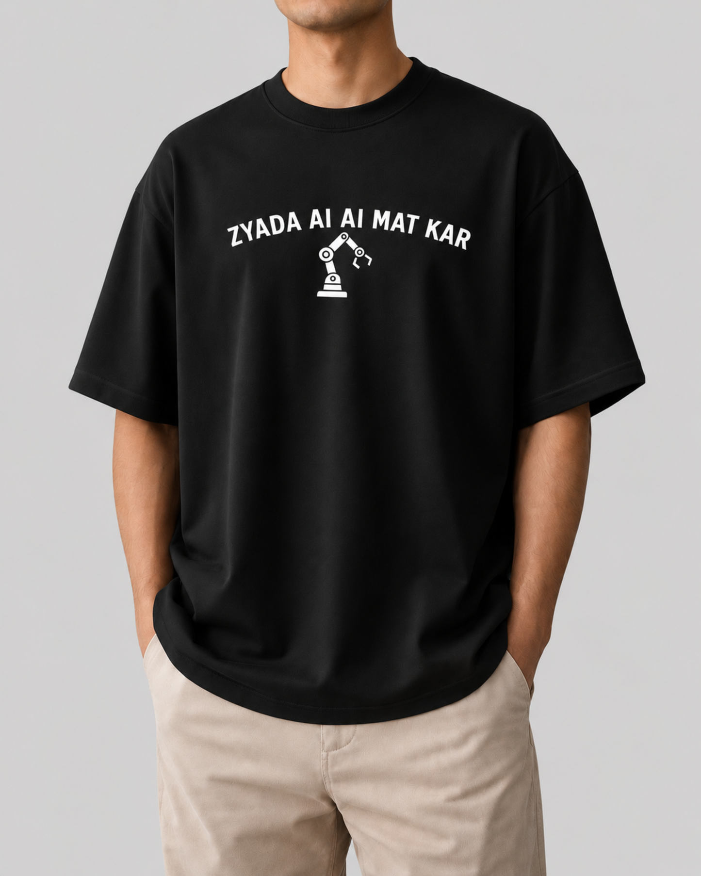 Zyada Ai Ai Mat Kar - Oversized T-shirt