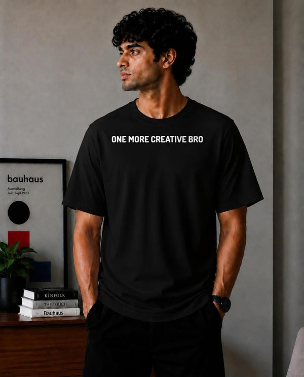 One More Creative Bro Oversized T-Shirt - Black