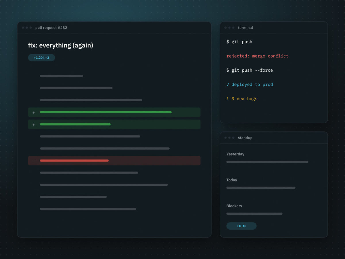 Software Developer workspace visual (profession page hero)