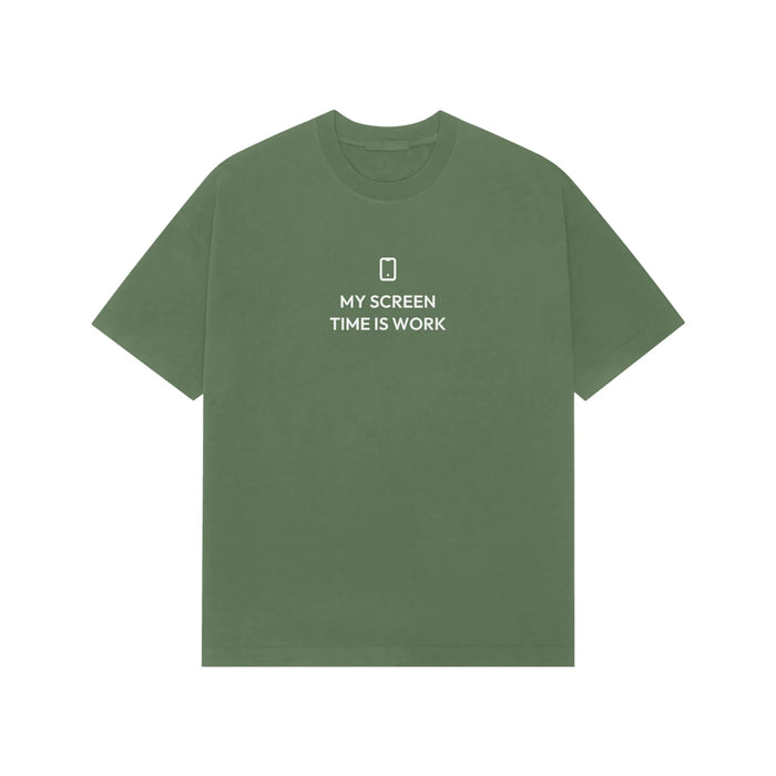 My Screen Time Is Work Oversized T-Shirt