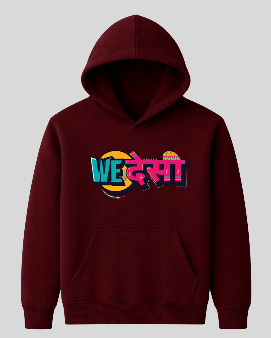 Gadi Me Baith Ja Hoodie