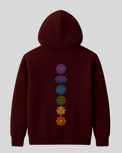 Seven Chakras Graphic Hoodie