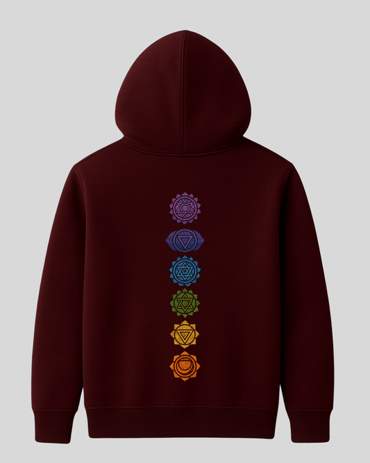 Seven Chakras Graphic Hoodie
