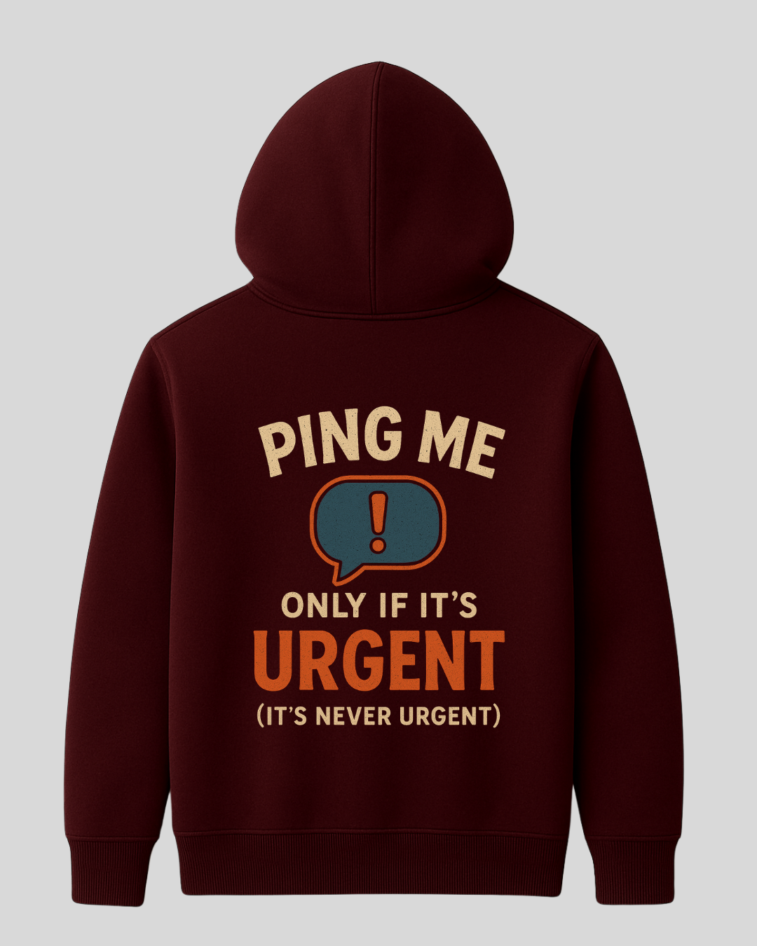 Work Mode On – Ping Me Hoodie