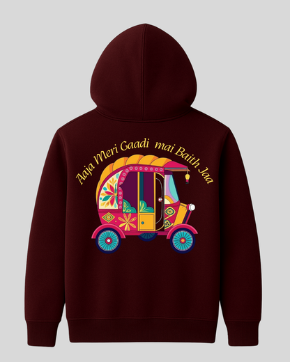 Gadi Me Baith Ja Hoodie