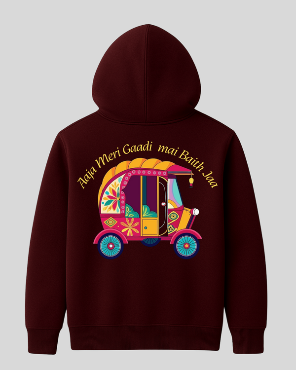 Gadi Me Baith Ja Hoodie