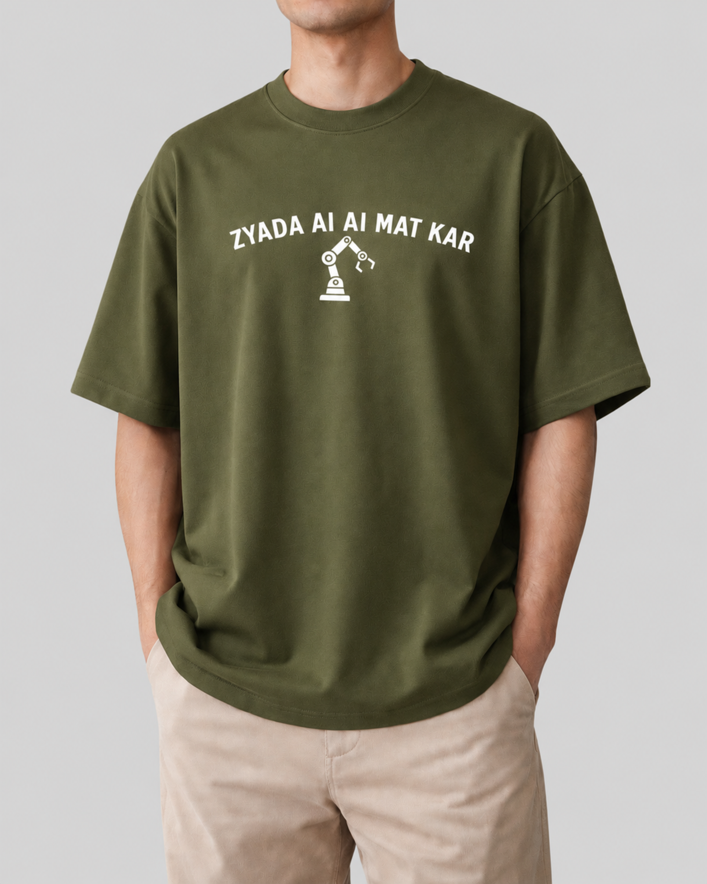 Zyada Ai Ai Mat Kar - Oversized T-shirt