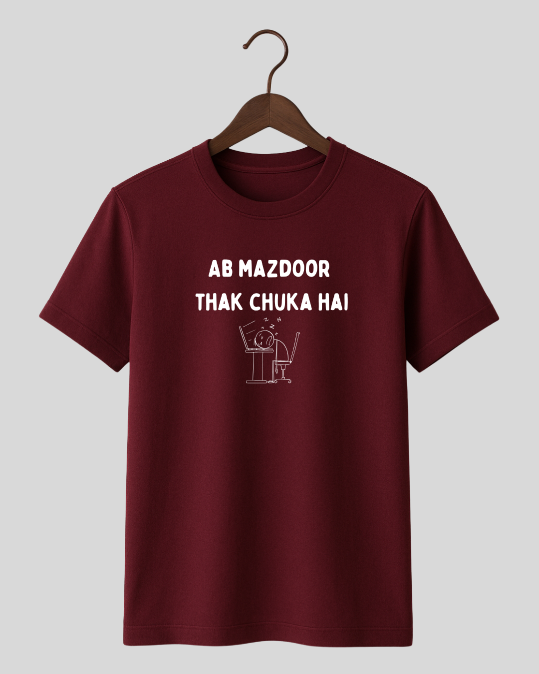 Ab mazdoor thak chuka hai