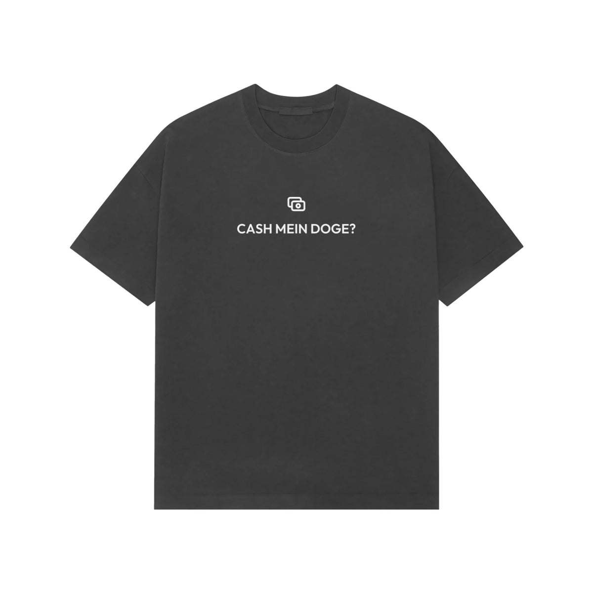 Cash Mein Doge? Oversized T-Shirt - Black