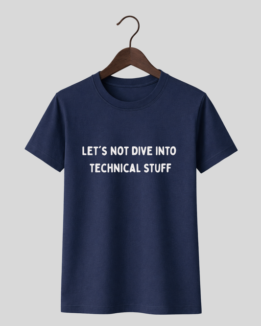 Let's Not Dive Oversized T-Shirt