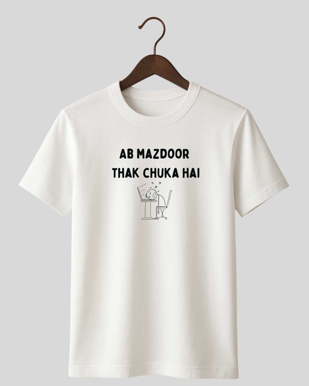 Ab mazdoor thak chuka hai