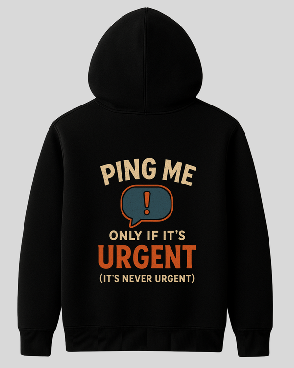 Work Mode On – Ping Me Hoodie