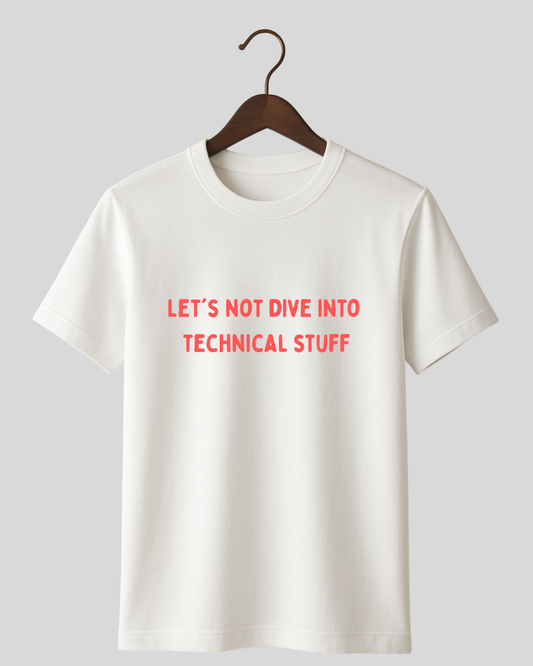 Let's Not Dive Oversized T-Shirt