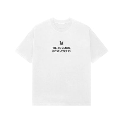 Pre-Revenue, Post-Stress Oversized T-Shirt - White