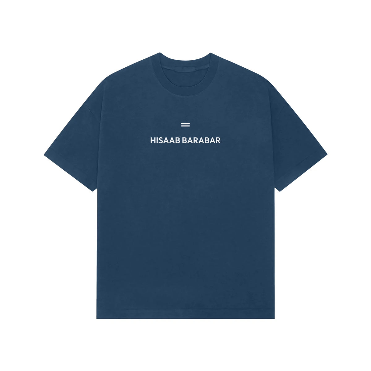Hisaab Barabar Oversized T-Shirt - Navy Blue