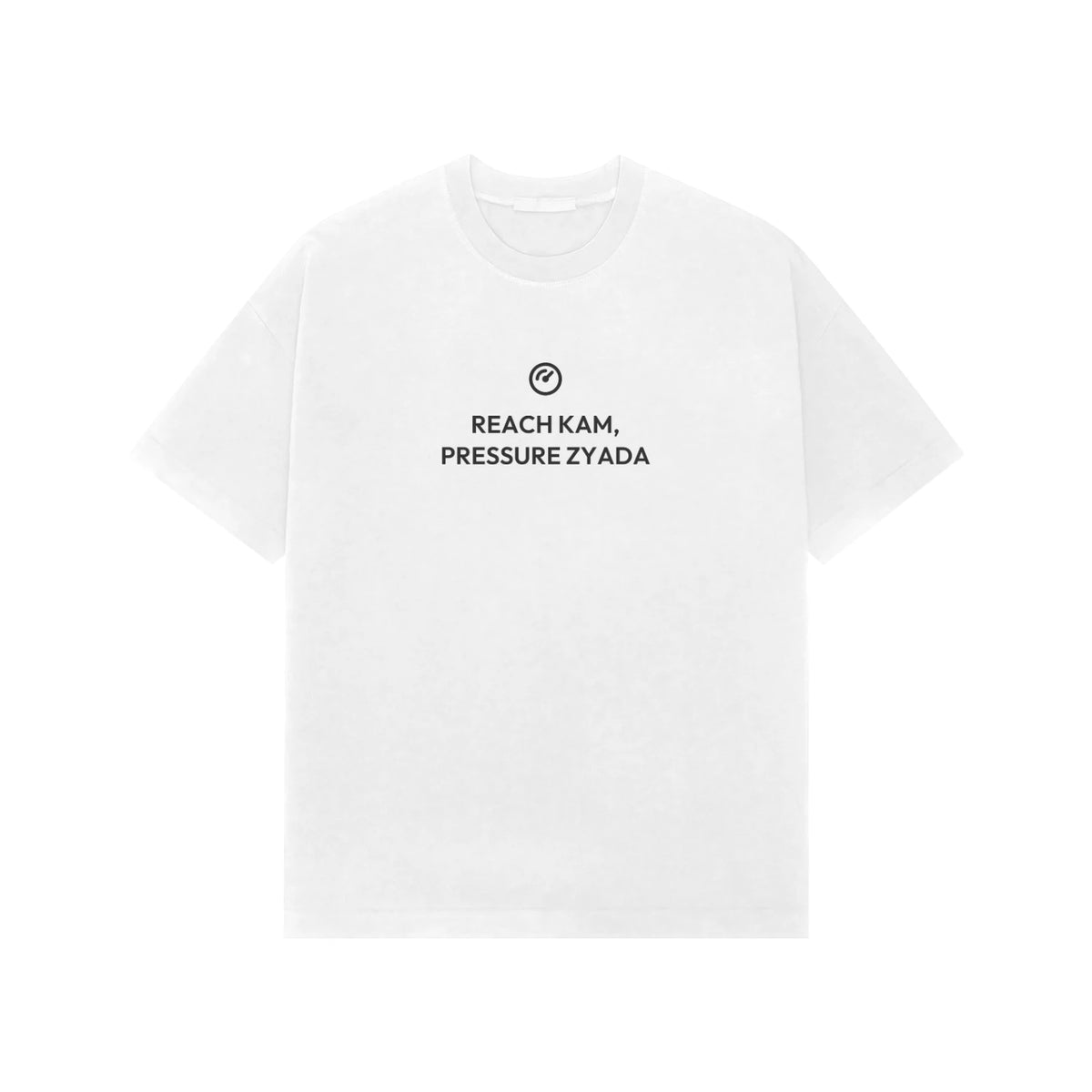 Reach Kam, Pressure Zyada Oversized T-Shirt - White