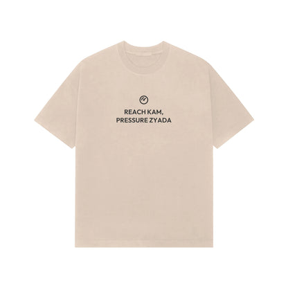 Reach Kam, Pressure Zyada Oversized T-Shirt - Beige