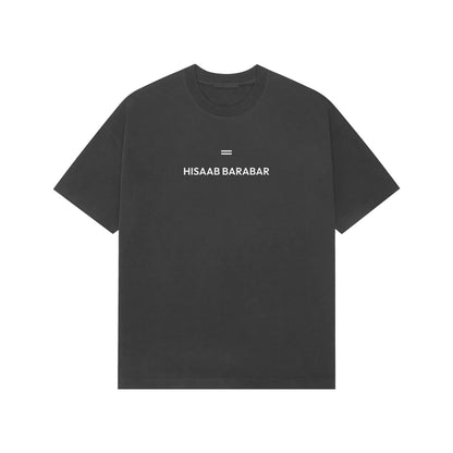 Hisaab Barabar Oversized T-Shirt - Black