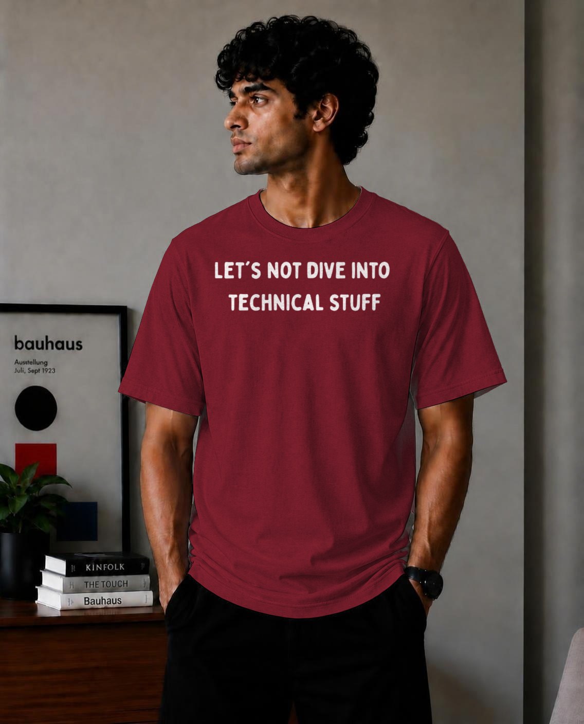 Let's Not Dive - Maroon