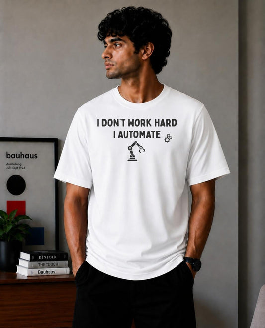 I Don't Work Hard - White