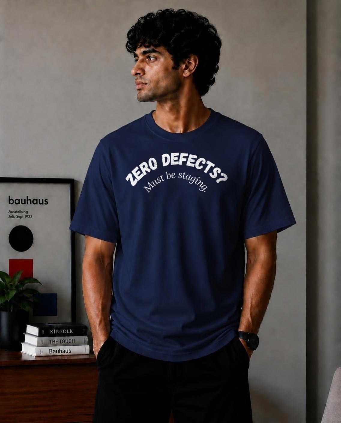 Zero Deffcts oversized t-shirt in Blue – Cykotees