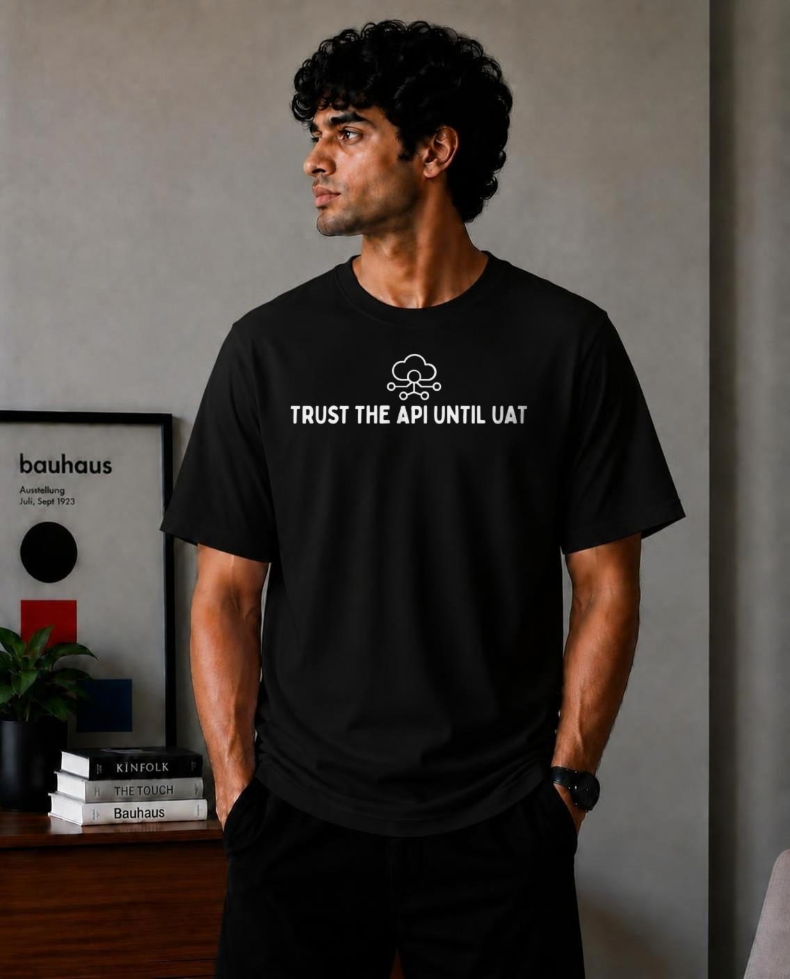 Trust The API Oversized T-Shirt - Black