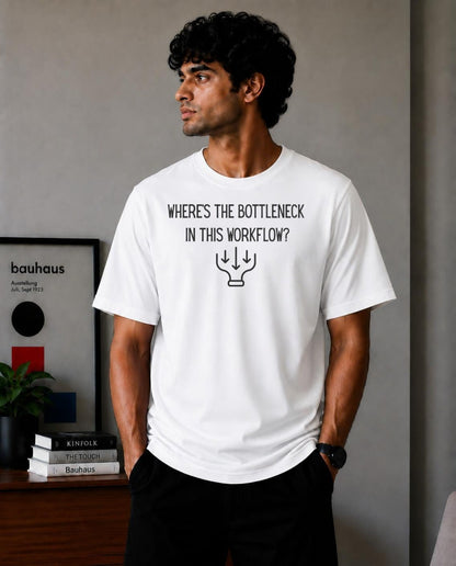 Where’s the bottleneck in this workflow? Oversized T-Shirt - White