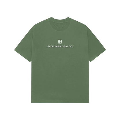 Excel Mein Daal Do oversized T-shirt in Forest Green
