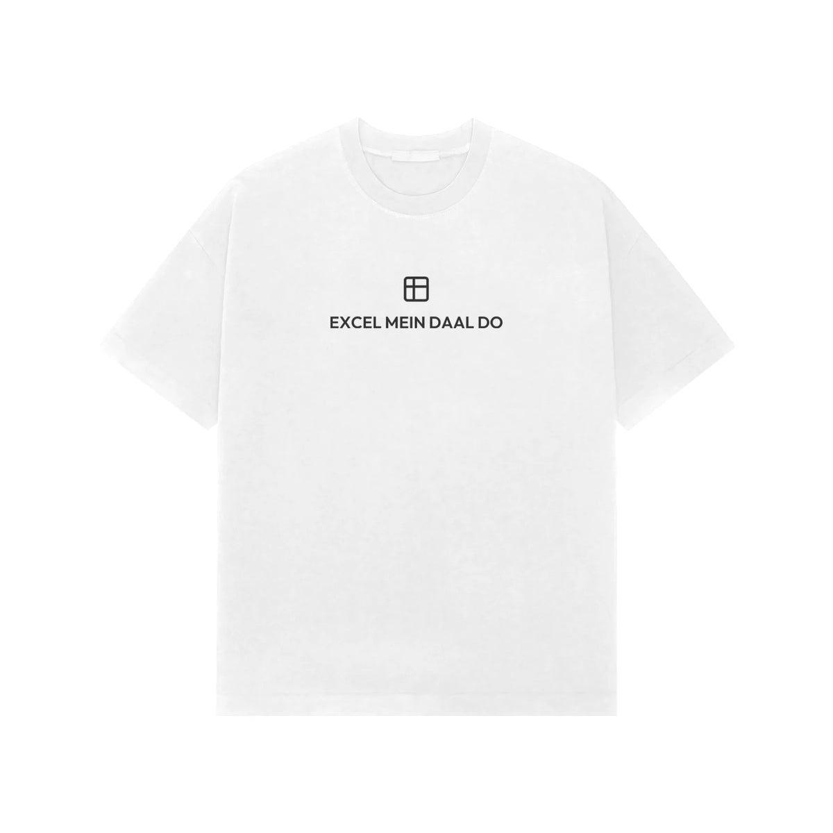 Excel Mein Daal Do oversized T-shirt in White