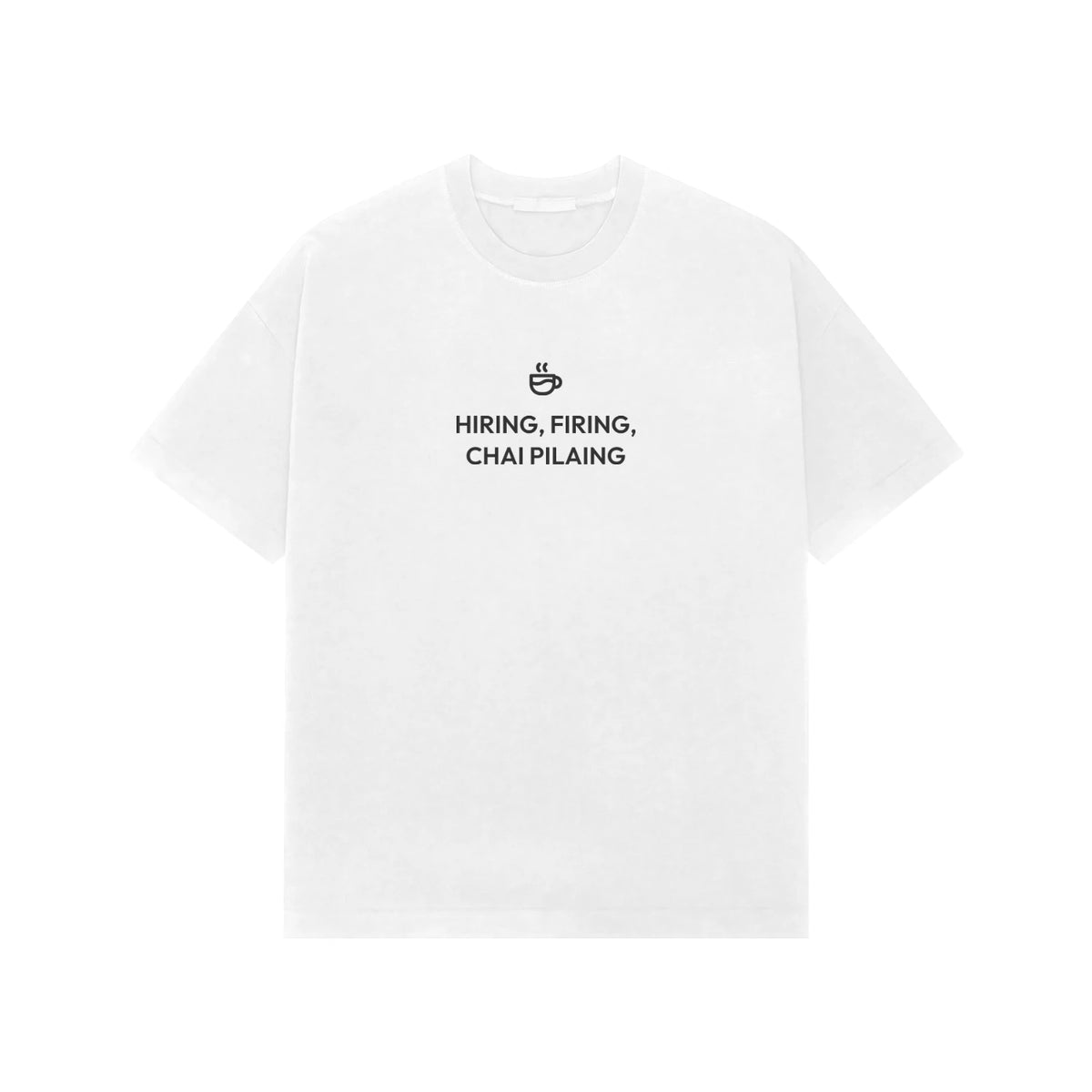Hiring, Firing, Chai Pilaing oversized T-shirt in White