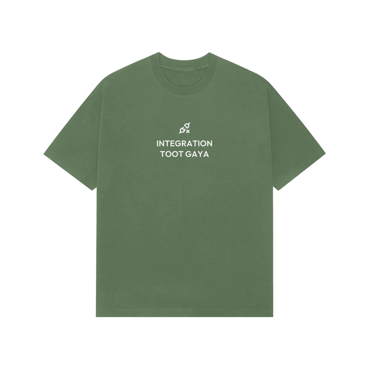 Integration Toot Gaya oversized T-shirt in Forest Green