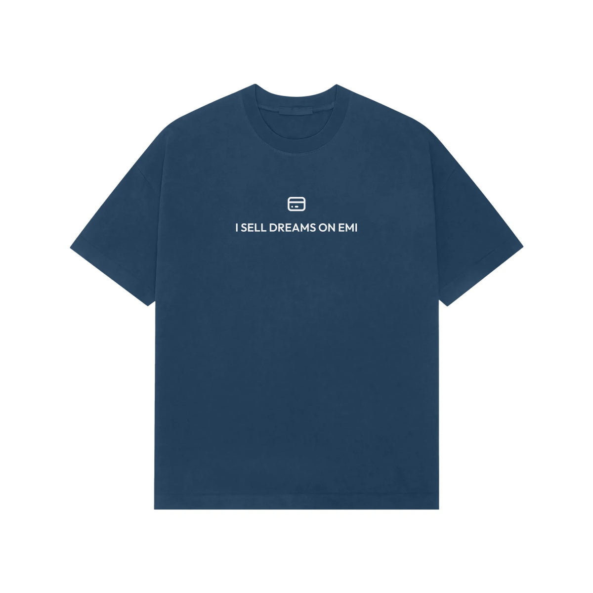 I Sell Dreams On EMI Oversized T-Shirt - Navy Blue